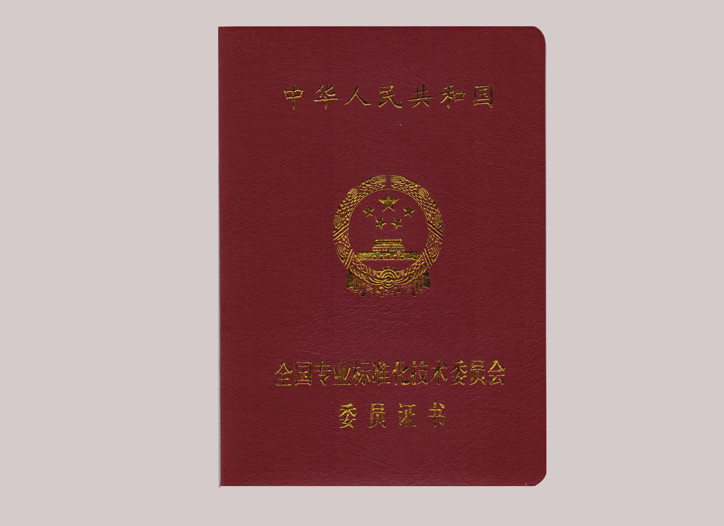 全國專業標準化技術委員會委員